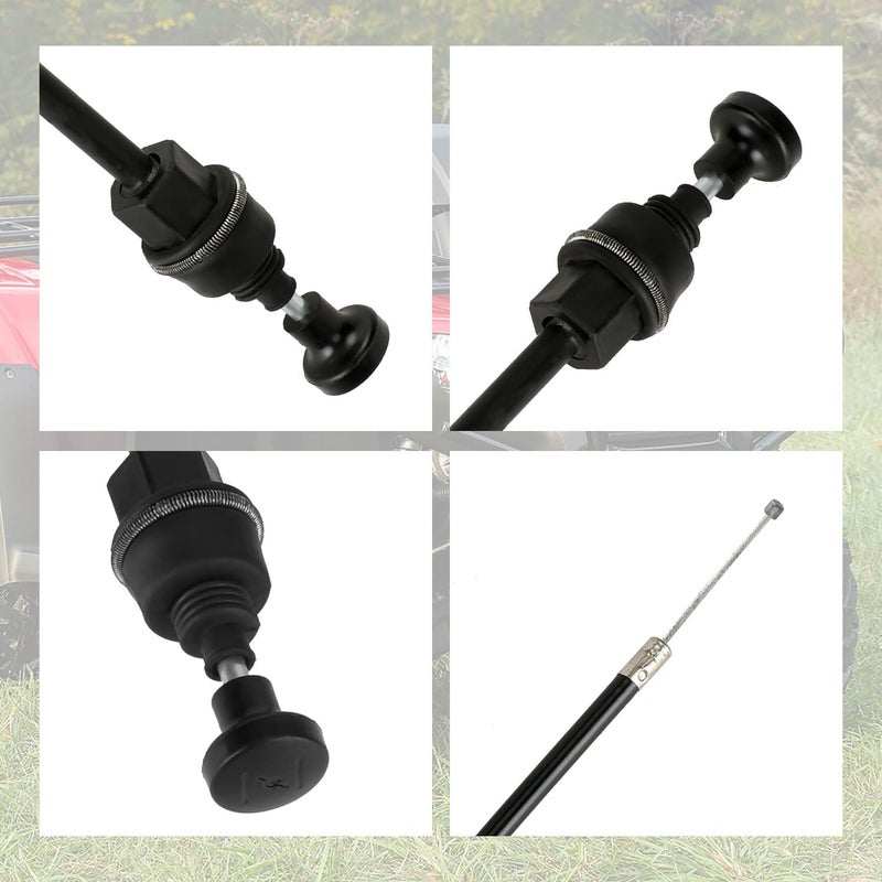 XIKOBY Choke Cable for Rancher 350 TRX350 TRX350FM TRX350TM TRX350FE 2000-2006 Fourtrax 300 350 Foreman 400 ATV 4 Wheeler Quad with Starter Valve Plunger Kit Part 17950-HN5-671 - Image 3